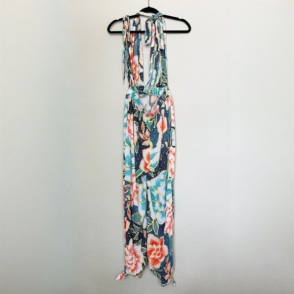 Mara Hoffman Wrap Back Jumpsuit in Arcadia Indigo - Picture 4 of 10